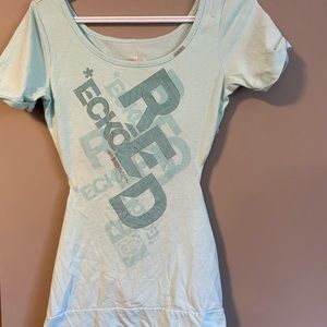 Backless ecko red top